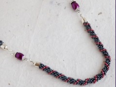 Náramek - zlato hnědý - duhový