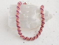 Náramek - zlato hnědý - duhový