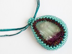 Náramek - zlato hnědý - duhový