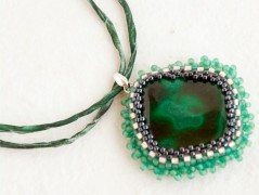 Náramek - zlato hnědý - duhový