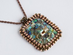 Náramek - zlato hnědý - duhový