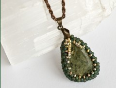 Náramek - zlato hnědý - duhový