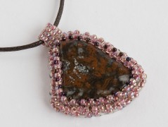 Náramek - zlato hnědý - duhový