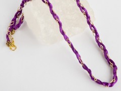 Náramek - zlato hnědý - duhový