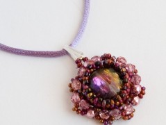 Náramek - zlato hnědý - duhový