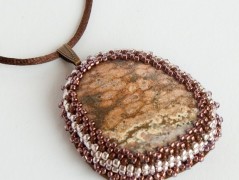 Náramek - zlato hnědý - duhový