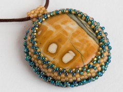 Náramek - zlato hnědý - duhový