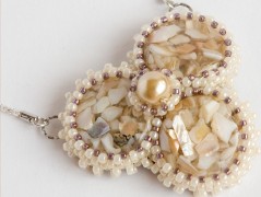 Náramek - zlato hnědý - duhový