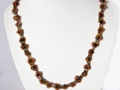 Náramek - zlato hnědý - duhový