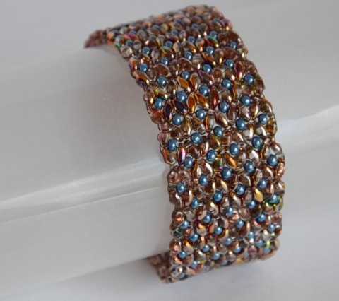 Náramek - zlato duhový náramek zlatá duhová 