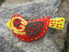 Hedvábná šála V lese.