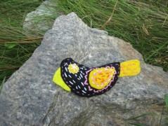 Hedvábná šála V lese.