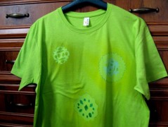 Hedvábná šála V lese.