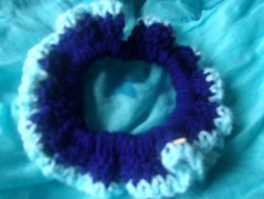 Hedvábná šála V lese.