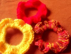 Hedvábná šála V lese.