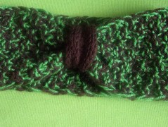 Hedvábná šála V lese.