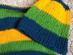 Hedvábná šála V lese.