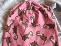 Hedvábná šála V lese.