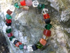 Hedvábná šála V lese.