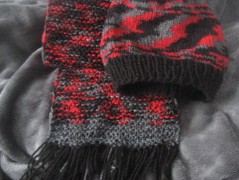 Hedvábná šála V lese.